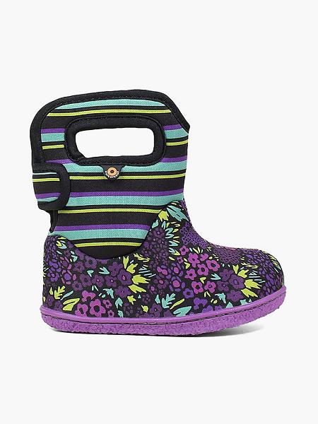 BOGS Boots Deutschland - Northwest Garden Regenstiefel Baby Schwarz Multi DE02489